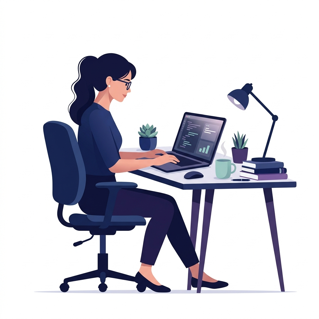 Gestor de Clientes Ilustração